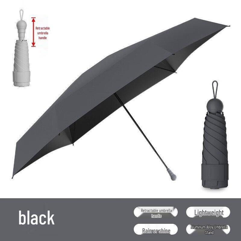

YICAI Ultra-Light 5-Fold Compact Travel Umbrella