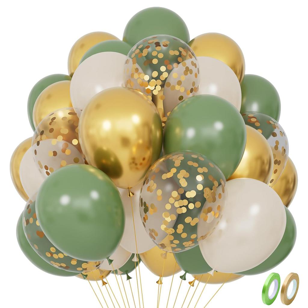 12inch-68pcs Pink Gold and Purple with Confetti Balloon Set Suitable for Weddings Birthday Spopular Parties Decoration Balloon