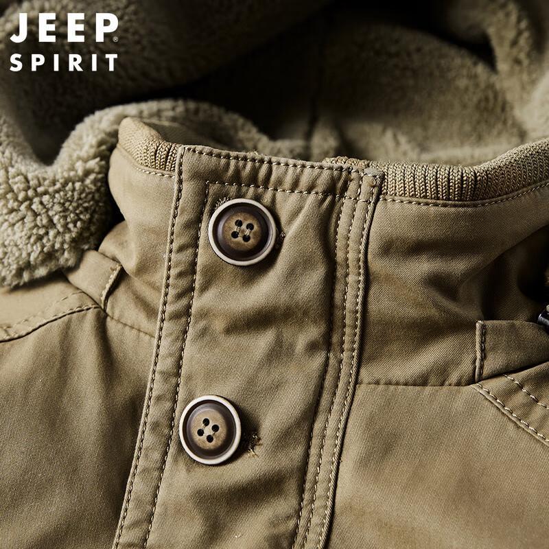 JEEP SPIRIT Men's Hooded Padded Jacket