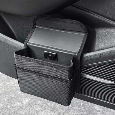 Automotive Garbage Cans Magnetic Lid Car Garbage Bins Backseat Trash Can Car Storage Organizer Leak-Proof Car Seat Back Storage