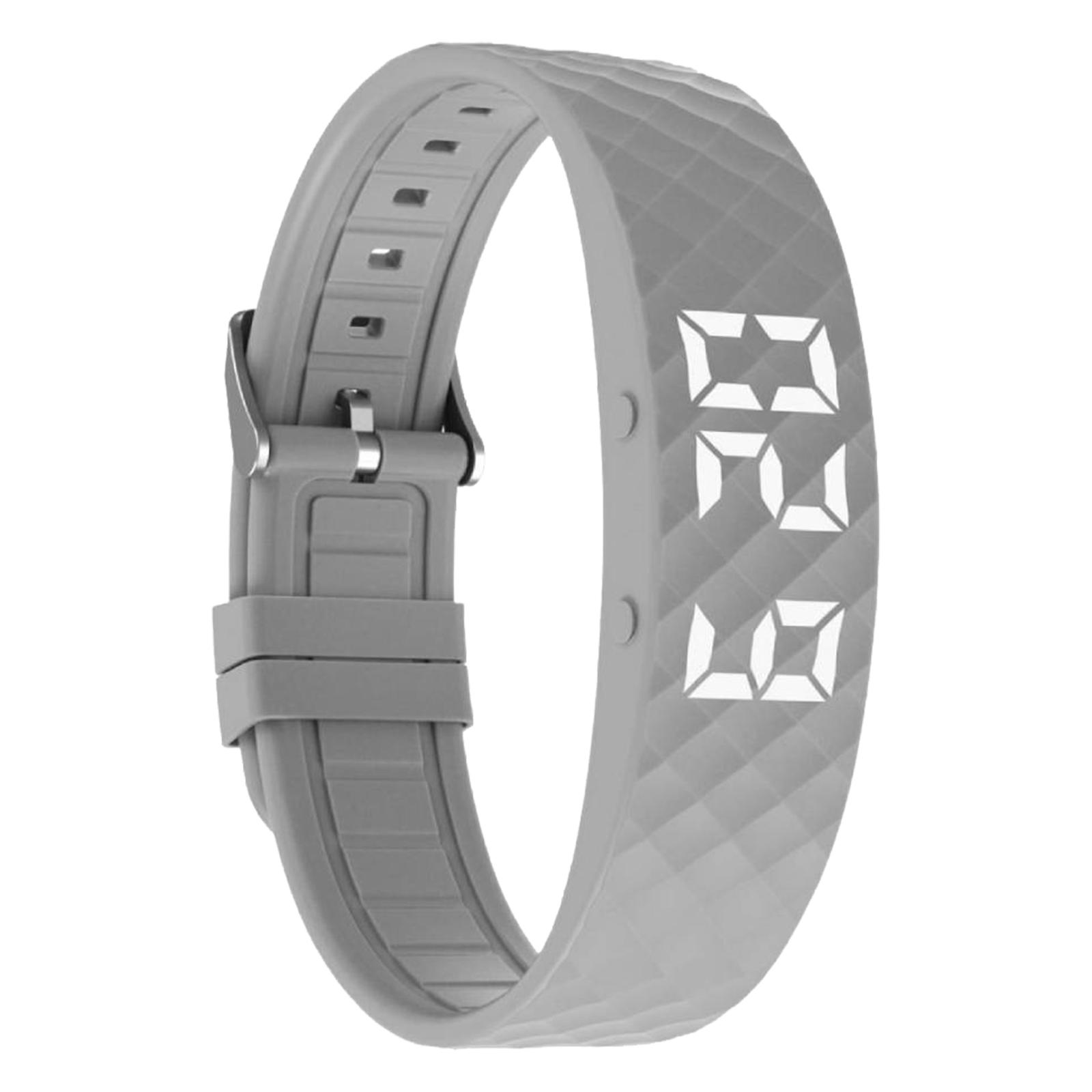 

Alarm Clock Watches Waterproof Silent Vibration Alarm Watch Rechargeable 45-Day Battery Life for Heavy Sleepers Students