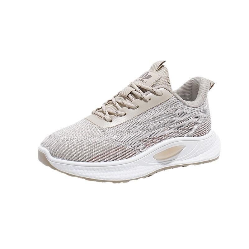 Autumn women's shoes student running sneakers women's, platform casual shoes ins breathable fly-woven women's shoes