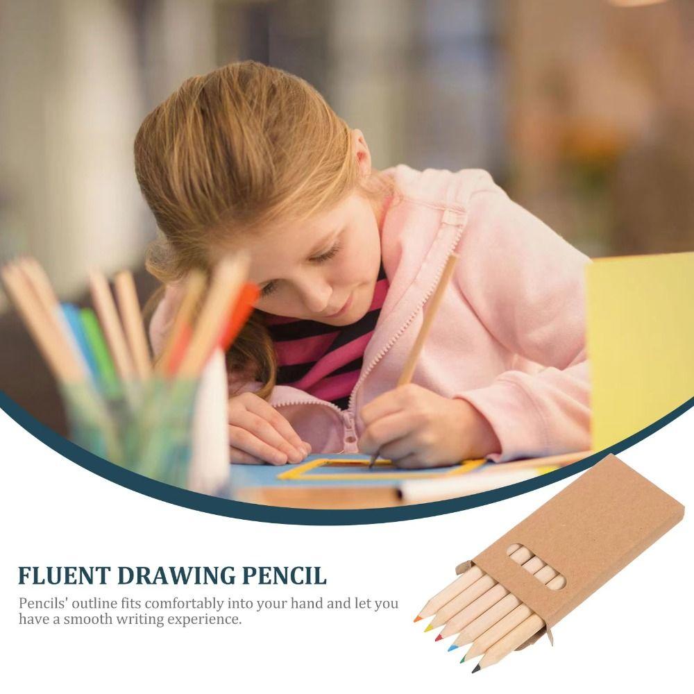 Mini Colored Pencil Writing Sketching Coloring Drawing Pencil New Color Pencil  Students