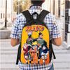 3Pcs Set Kids Backpack with Crossbody Bag & Pencil Bag, Cartoon NARUTO Lightweight School Bag for Boys & Girls Aged 5-9