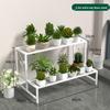 Black 3-Tier Wrought Iron Plant Stand