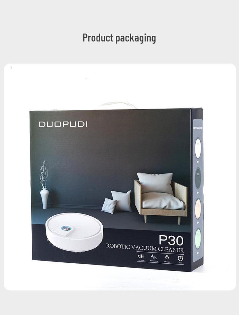 3-in-1 Smart Roboterstaubsauger: Kehrt, Saugt, Wischt & USB-geladen