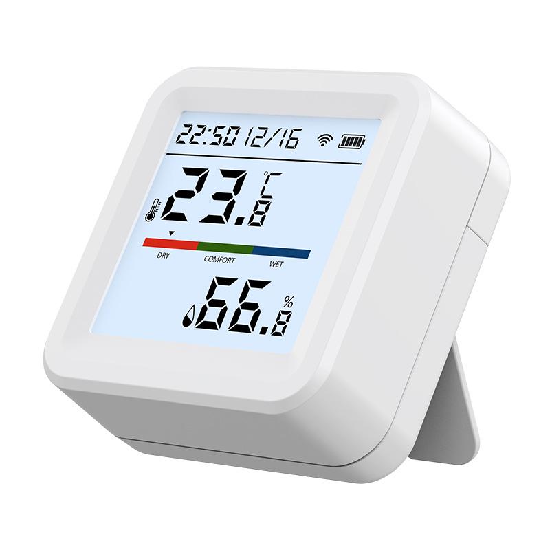 Smart WiFi Temperature & Humidity Sensor - Indoor Wireless Thermometer Hygrometer with Mobile Remote Monitoring