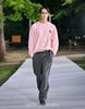 ORDINARY PEOPLE Re : Athletic Classic Stripe Pants [Gray]
