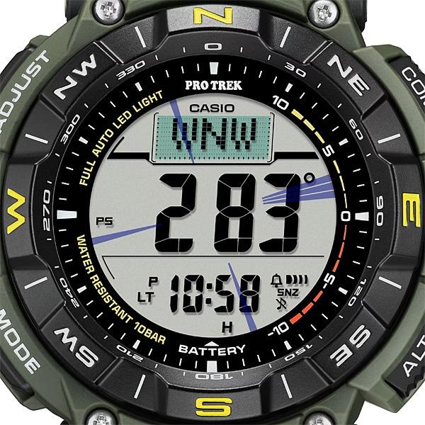 Casio Men's PRO TREK PRG-340-3JF [PROTREK Climber Line] rundklokke harpiks *Biomas Plast Digital