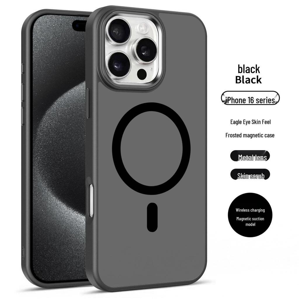 Apple 16 Pro Max Eagle Eye Magnetische Handyhülle: Mattiertes Hautgefühl, Premium Sturzschutz für iPhone 17.