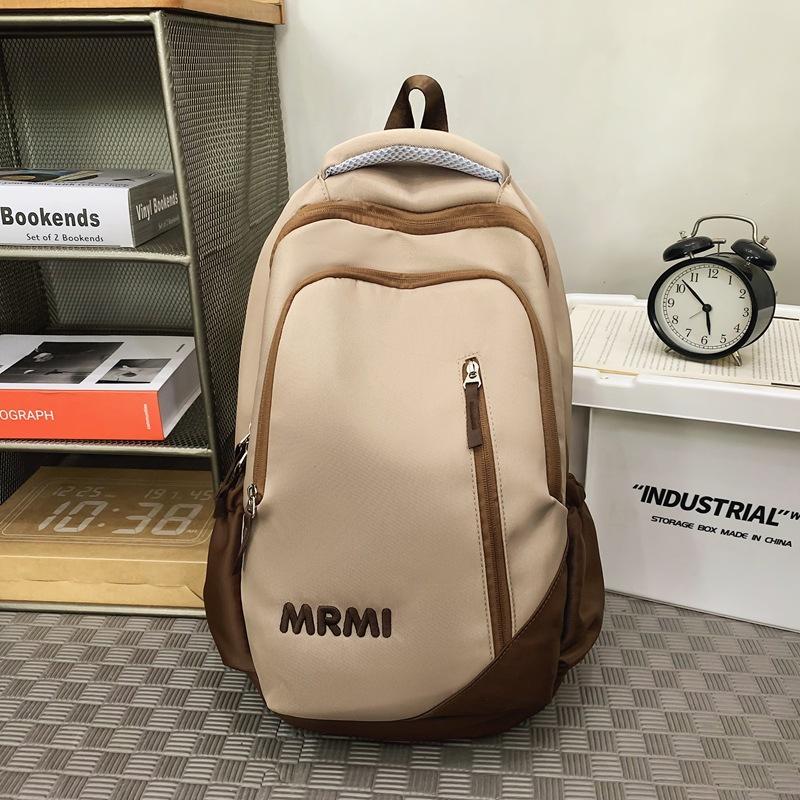 New Product Schoolbag Female Ins Large Capacity High School College Student Backpack Male Junior High School Student High School Student Backpack