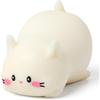 Cat Stress Balls, Cute Cat Squishy Toys for Kids and Adults, Stress Relief Sensory Toys (White), Fidget Toys Squishy Suitable Boys Girls