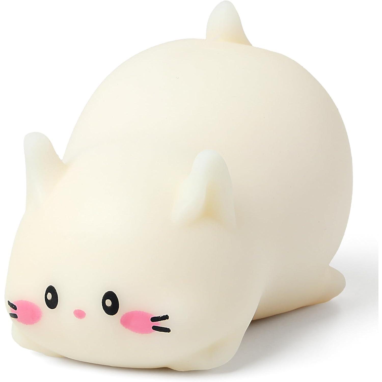 

Cat Stress Balls, Cute Cat Squishy Toys for Kids and Adults, Stress Relief Sensory Toys (White), Fidget Toys Squishy Suitable Boys Girls White Cat