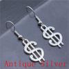 Boucles d'oreilles Symbole Om Yoga Vintage Boucles d'oreilles Mode Pour Femmes Apprêts de Fabrication de Bijoux DIY