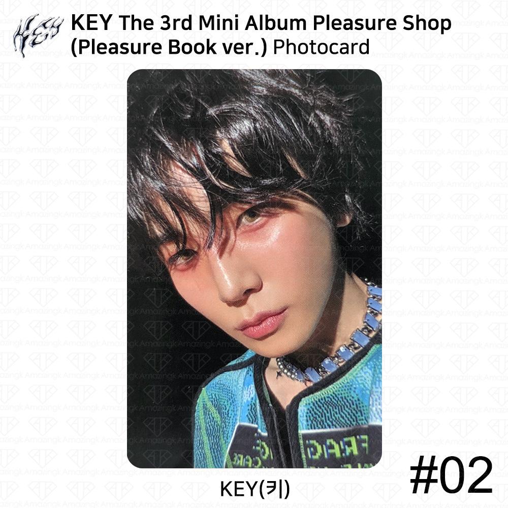 SHINee KLÍČ 3. Mini Album Pleasure Shop Oficiální Fotokarta SMini Skleněný Obal