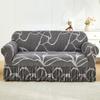 1Pc Printed Sofa Slipcover Non-Slip Elastic Sofa Cover With Skirt Furniture Protector For Bedroom Office Living Room Home Decor