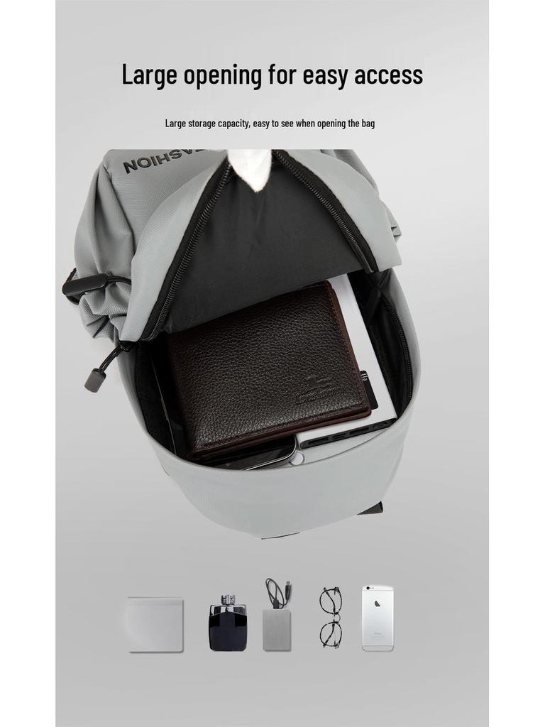 Men's Multi-Compartment Crossbody Bag: Outdoor Sports & Business Commute Handbag