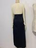 2024 Autumn European & American Middle Eastern Chic Spliced Dress