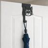 Black Coating Cats Shaped Over Door Hook Rustproof Over the Door Hangers Wall Hanger  Cat Lovers