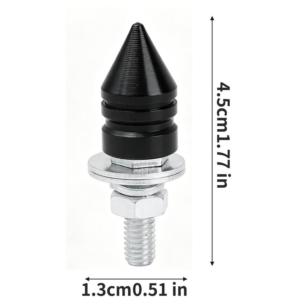 Universal Car License Plate Aluminum Alloy M6 Screws Corrosion Resistant Fasteners for ATV Motorcycle Exterior Modification