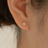 LUNNE 14k Round Q Piercing (14k Gold) (Bar Thickness 1mm) #PIB11