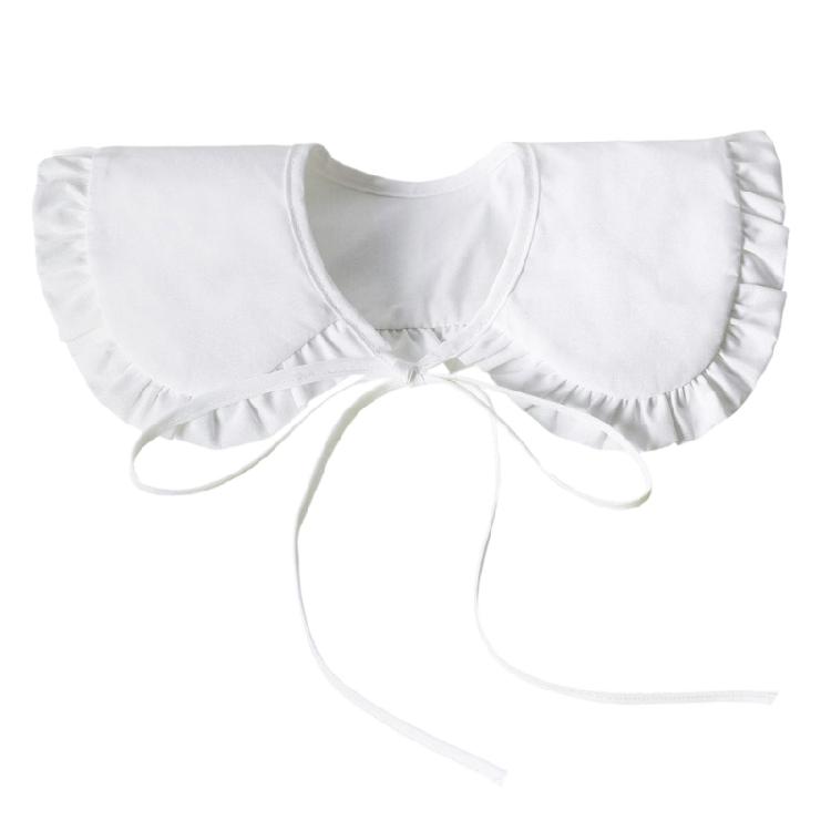 

Detachable Ruffled Collar False Collar For Little Girls Easy And Simple To Wear Lacup Tied Decorative Collar For Student 1