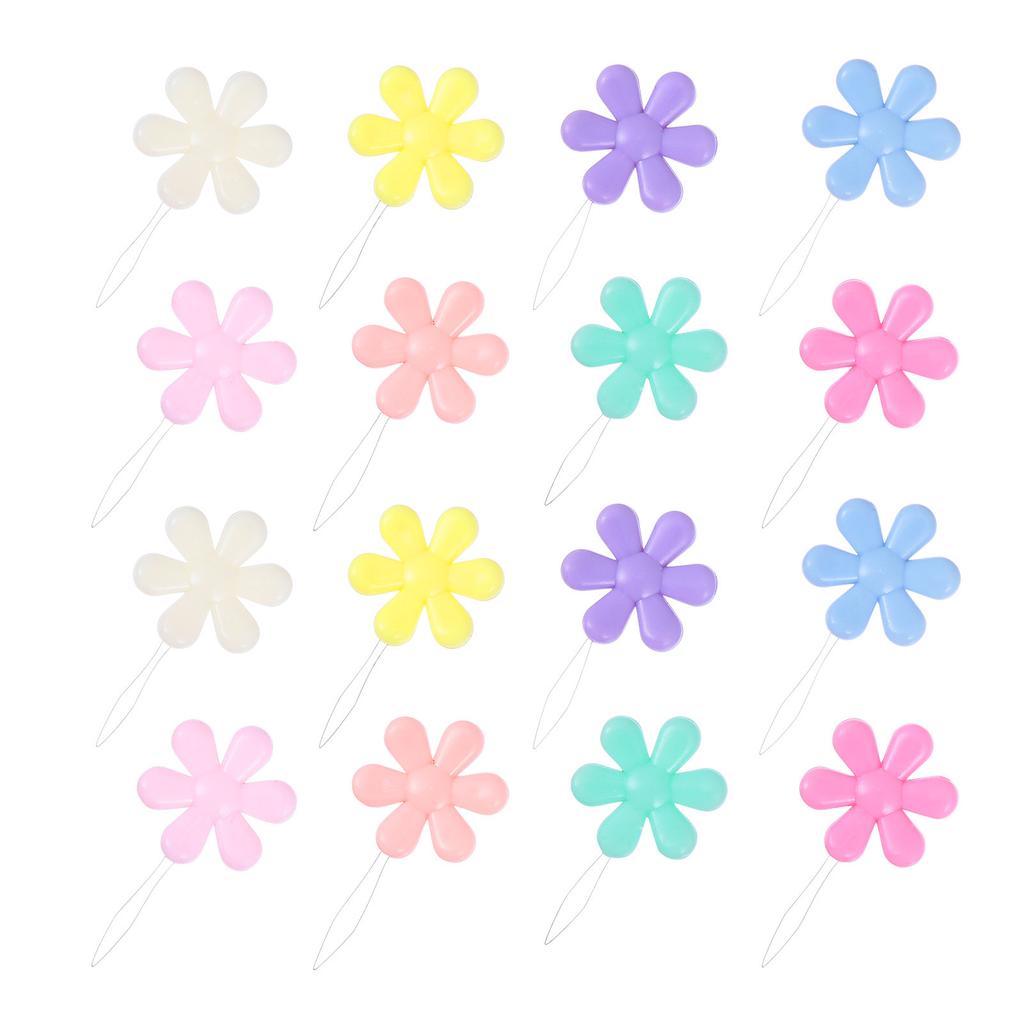 20Pcs Needle Threader Wire Loop Plastic Hand Machine Sewing Tool Lightweight Portable DIY Crafting Needle Threader Tool