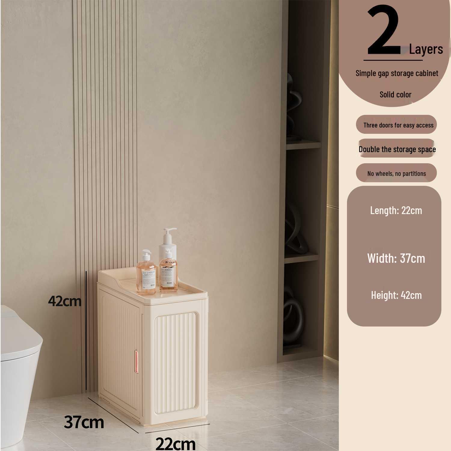 

Настенная полка для хранения в узких местах в ванной комнате, выдвижного типа Standard