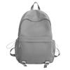 Schoolbag New Large-capacity Casual Schoolbag Japanese Fashion Solid Color Simple Travel Primary School Students Junior High School Students Backpack