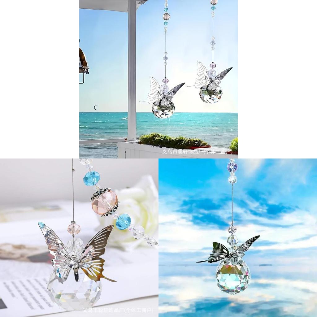 Water Crystal Garden Sun Catcher Window Decor With Geometric Shape For Modern Home Decoration