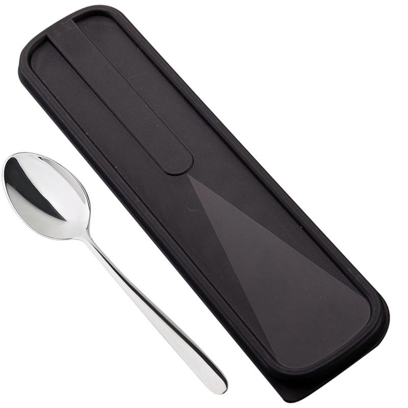 Tableware Box Portable Flip Cover Type Cutlery Case Spoon Fork Chopsticks Box Kitchen Students Household Utensils Dinnerware