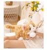 Realistic Meowing Kitten Plush Pillow: Stuffed Toy & Comfort Doll Gift for Girls