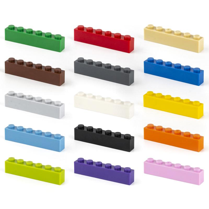 20 Pezzi Pezzi MOC 3009 Mattone 1 x 6 Compatibile Fai da Te Assemblaggio Blocchi da Costruzione Particelle Giocattolo Puzzle Cervello Bambino Regalo di Compleanno
