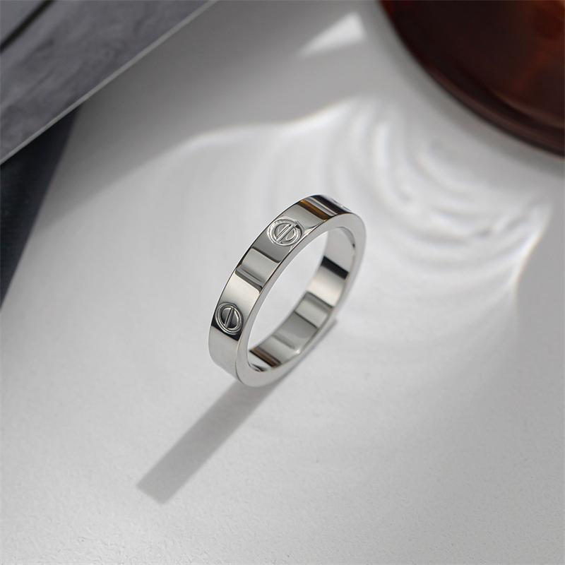Modering für Paare aus Edelstahl in Roségold, Titanstahl Paar Zirkonring, Luxusschmuck für Damen und Herren, Hochzeitsgeschenke