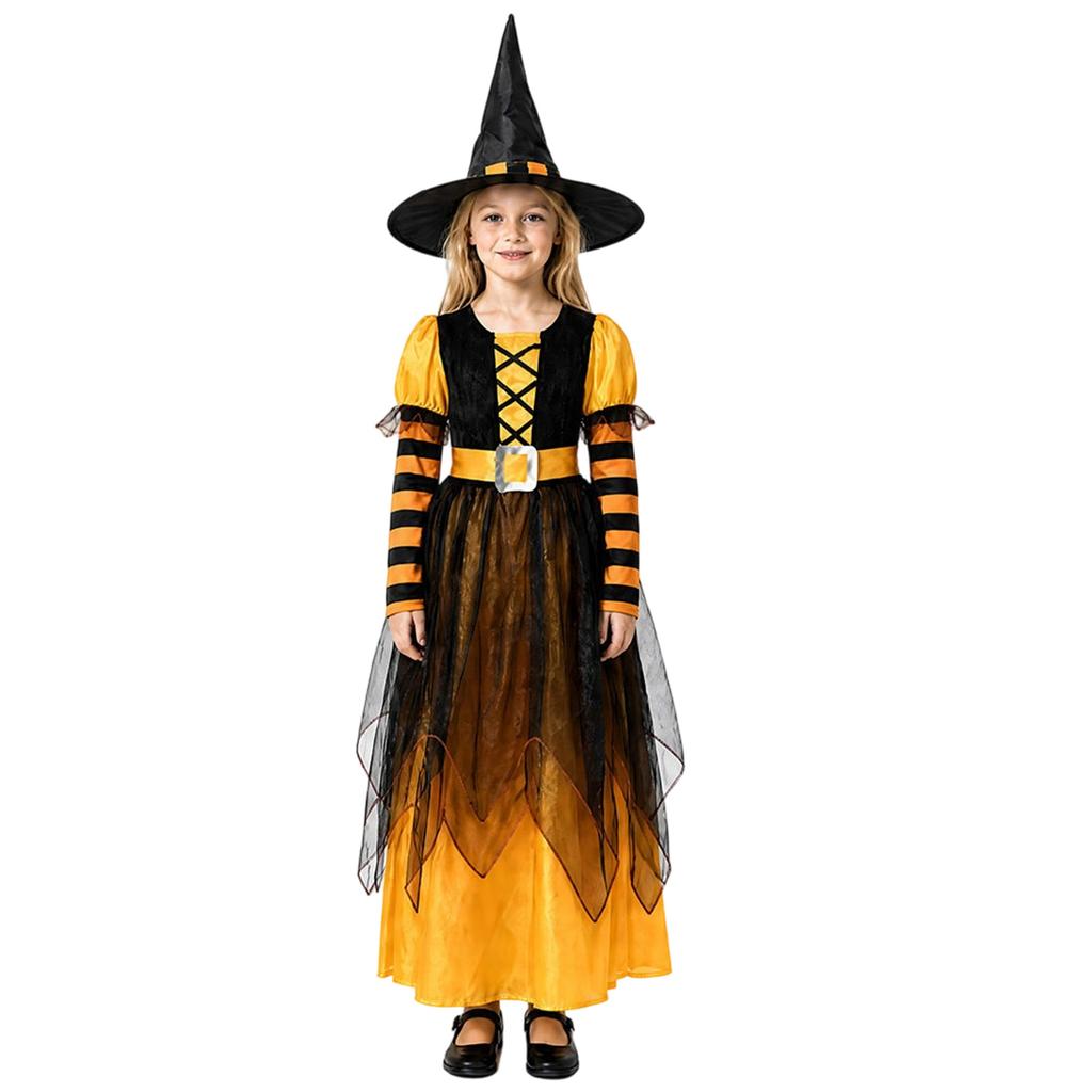 Women's Halloween Witch Costume Dress for Party Cosplay and Performance