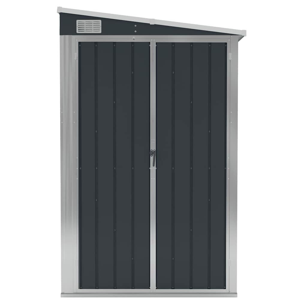 Vidaxl Garden Shed, Wall-Mounted, Anthracite, 118X194X178 Cm