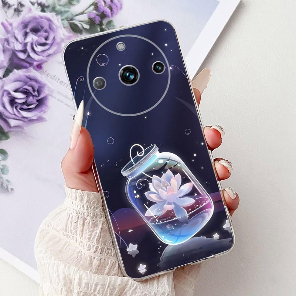For Realme 11 Pro Plus RMX3740 RMX3741 Cover For Realme 11 Pro+ Case Simple Fashion Letters A-Z Pattern Design Silicone Bumper