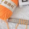 Chenille Crochet Yarn - Medium Thick Hand-Knitted for DIY Crafts & Dolls