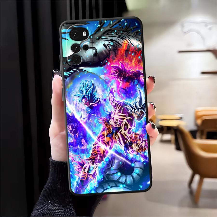 

Case for Motorola Moto G60s G53 G30 G32 Edge 20 Pro 30 Lite G52 G50 G22 Edge40 G51 G73 G71 Phone Cover Cool Dragon Ball Logo Motorola Edge 30 Pro