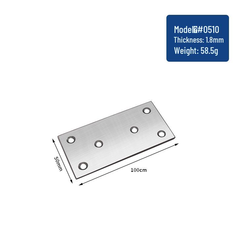 Stainless Steel 90° L-Shaped Angle Bracket for Shelf Support and Wood Board Connection