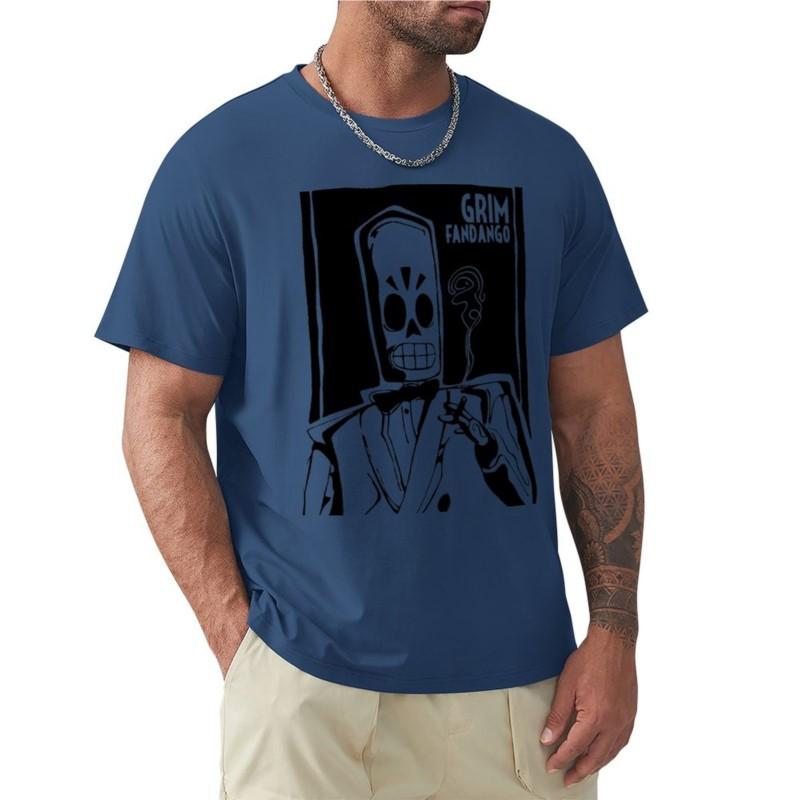 

Grim Fandango TShirt custom t shirts summer teeshirt for boys quick drying shirt men long sleeve t shirts S
