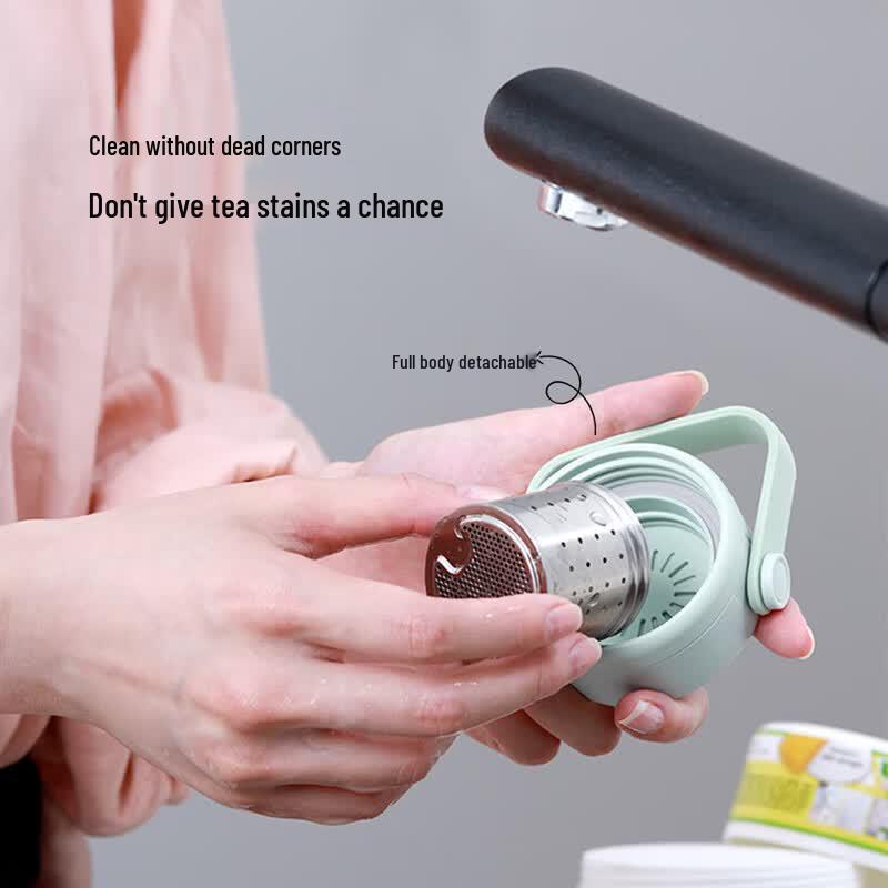 Buydeem 470ml Detachable Tea Infuser Glass Bottle