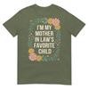 Floral Im My Mother In LawS Favorite Child Funny Son In Law TShirt