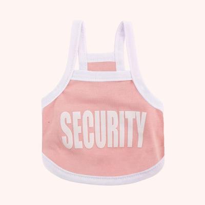 Summer New Style Spring and Summer Cat and Dog Clothes Thin Section, Fashion English Letters, Macaron Color Camisole, Cute Vest Short Section