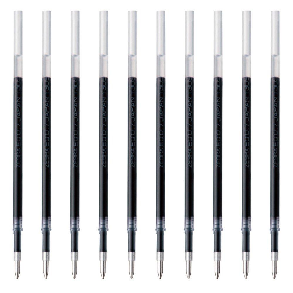 Zebra Slurry Ballpoint Pen EQ-0.7 Oil-Based Refills, Blue, 10-Pack, B-REQ7-BL