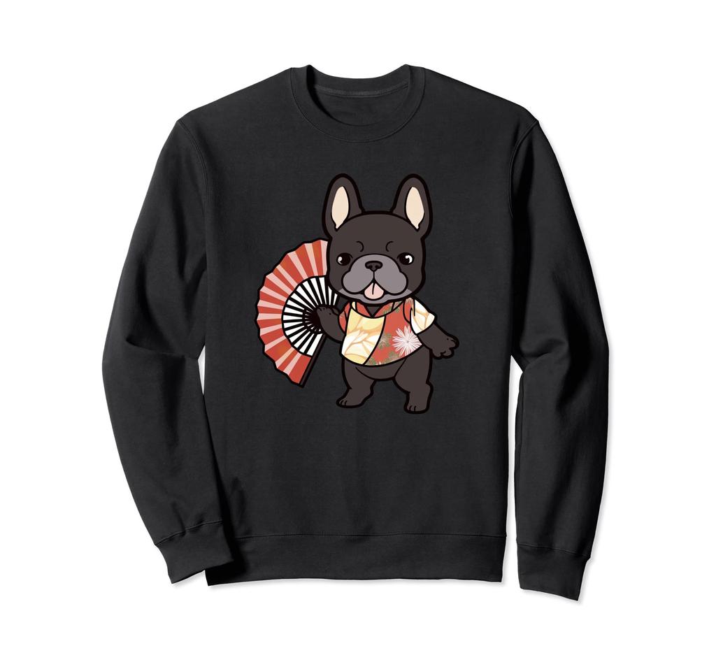 French Bulldog Yukata Funny Dog Summer Festival Sweatshirt