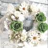 Olive Smoke Antique Wreath Preserved Flowers Dried Flowers Arrangement Entrance Wall Hanging Interior Decor Natural Gift Birthday New Home Moving