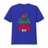 Christmas Elf Gamer Controller Boys Kids T Shirtns Gaming Xmas Shirt vintage Washed designer clothes Soft Comfortable Casual