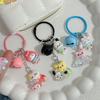 Söt Tecknad Nyckelring Hänge Söt Utsökt Ryggsäcksdekoration Tillbehör Mode Kreativ Personlighet Dockor Nyckelring Gåvor