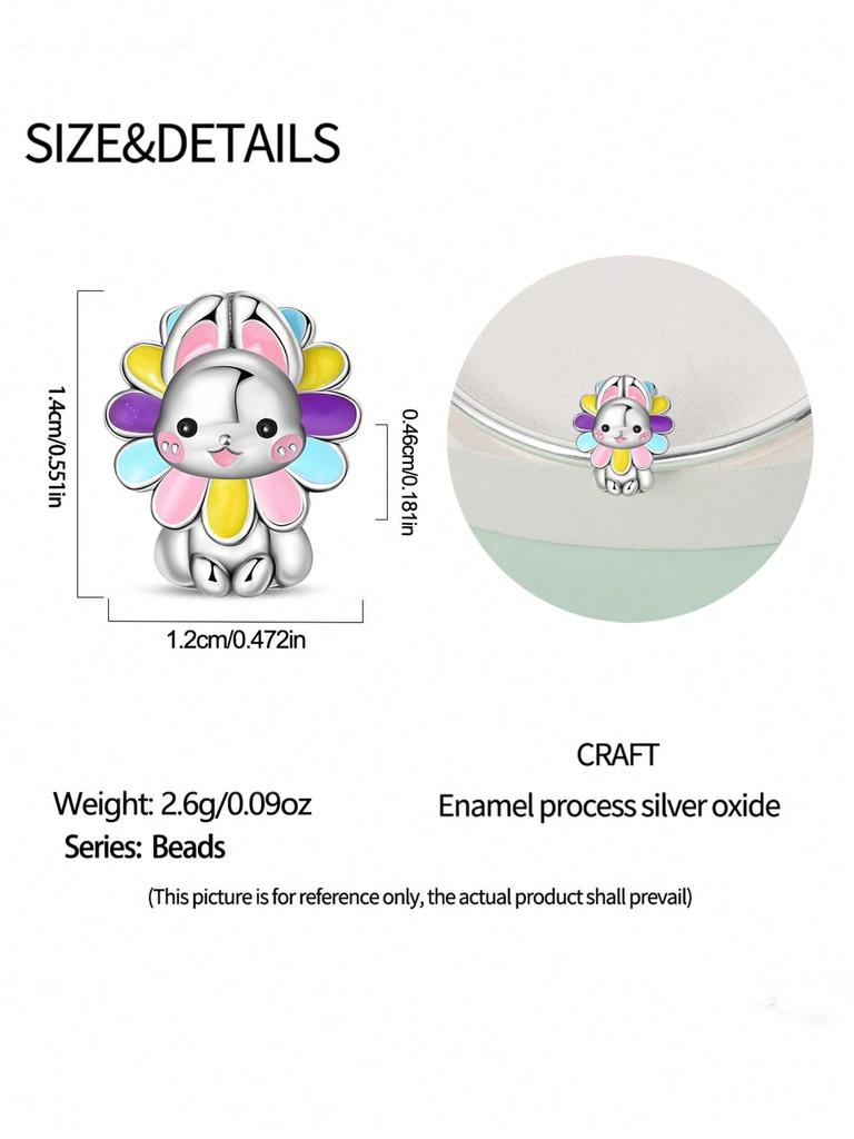 Charms Plata Copper Colors Circus Animals Mice And Beads Charm Pendant For Original Bracelet For Women Diy Jewelry Love Gift